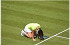 BIRMINGHAM, ENGLAND - JUNE 09: Jie Zheng of China looks dejected during her match against Francesca Schiavone of Italy on day one of the AEGON Classic Tennis Tournament at Edgbaston Priory Club on June 9, 2014 in Birmingham, England. (Photo by Tom Dulat/Getty Images)